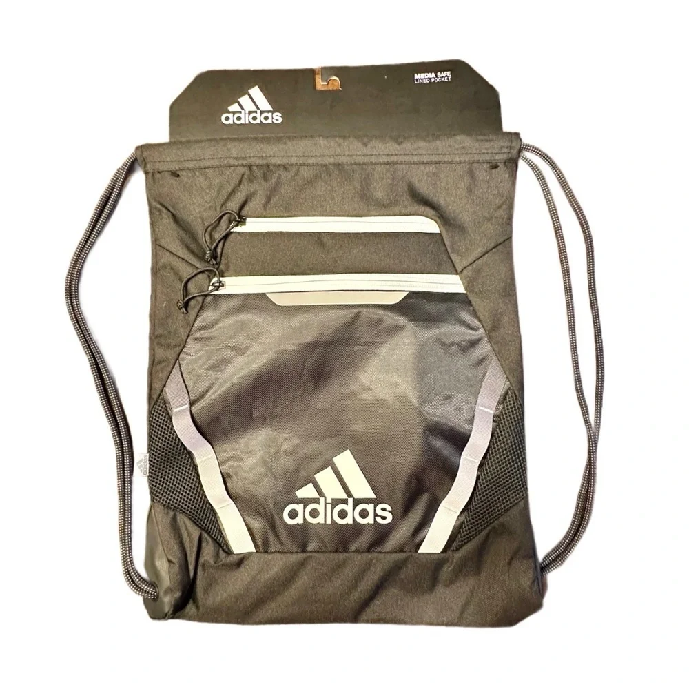 Adidas Black Drawstring Bag - NWT